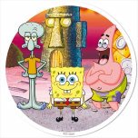 Bob Esponja 3 - 1 hoja con 1 circulo de 20 cm. FPD9002C