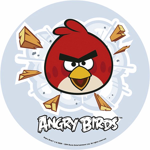 Angry Birds 1 - 1 hoja con 1 circulo de 20 cm. FPD9008A