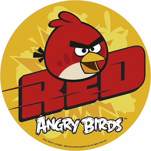 Angry Birds 3 - 1 hoja con 1 circulo de 20 cm. FPD9008C