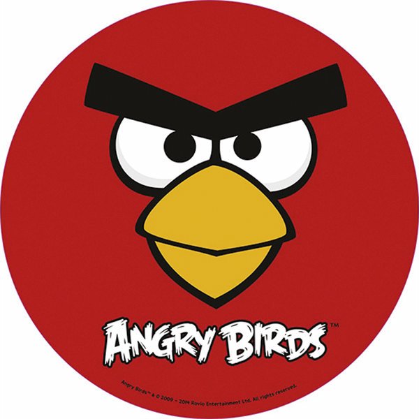 Angry Birds 4 - 1 hoja con 1 circulo de 20 cm. FPD9008D