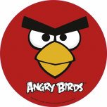 Angry Birds 4 - 1 hoja con 1 circulo de 20 cm. FPD9008D